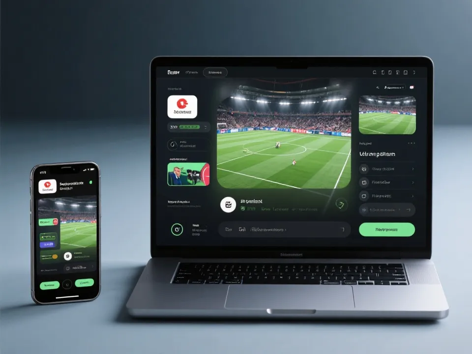 世界盃直播平台多裝置觀看示意