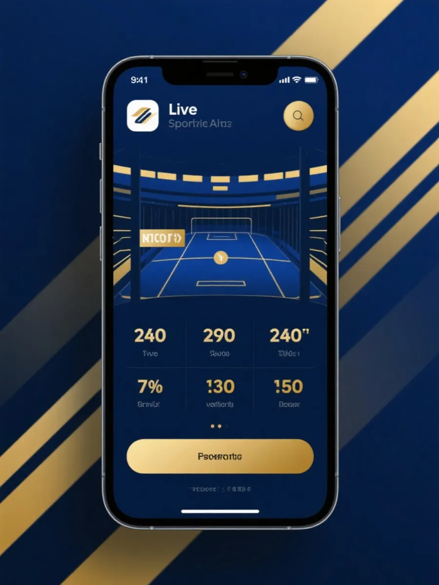 世界盃 APP 下載與直播介面示意圖